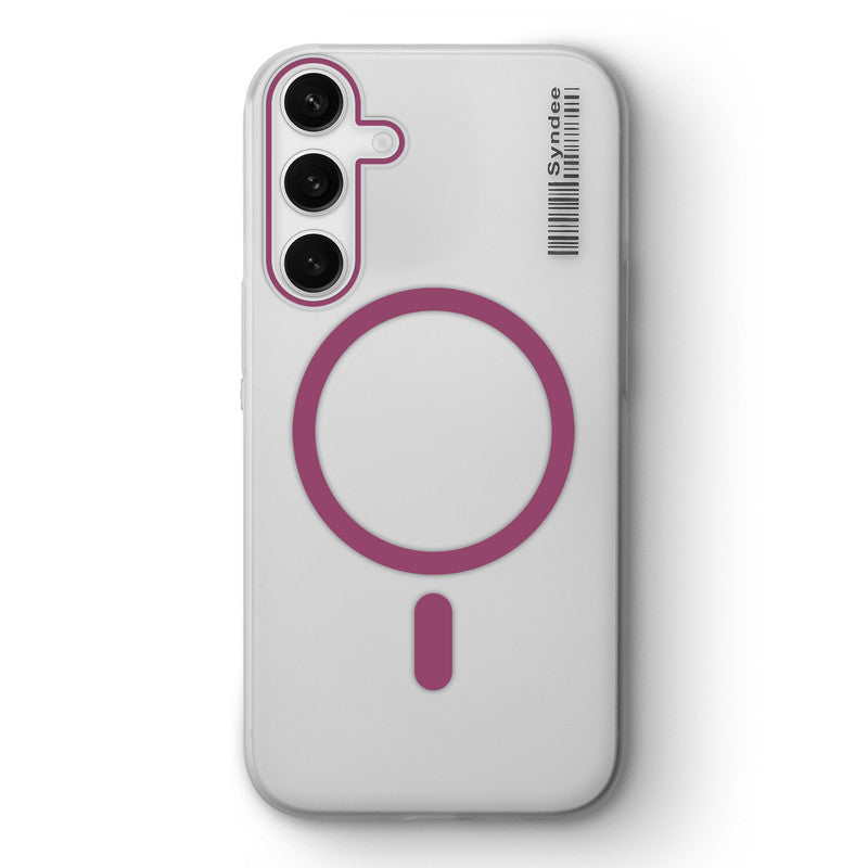 Frosted Sleek Matte Wireless Charging Support Back Cover Case For Samsung S24 5G With Raised Camera Protection