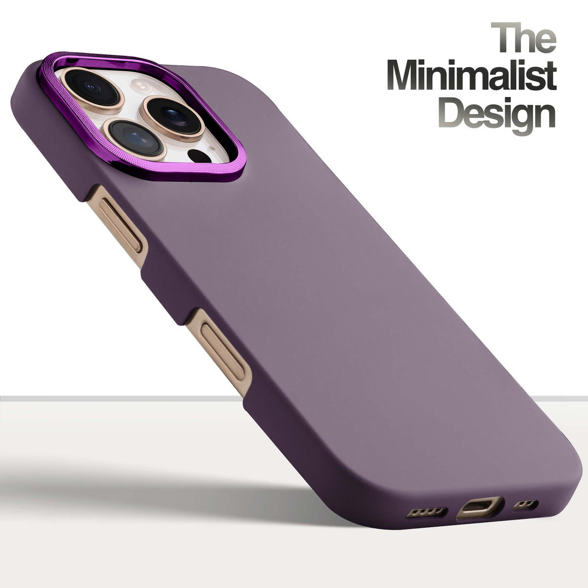 Detachable Ring Matte Case for Apple iPhone 16 Pro