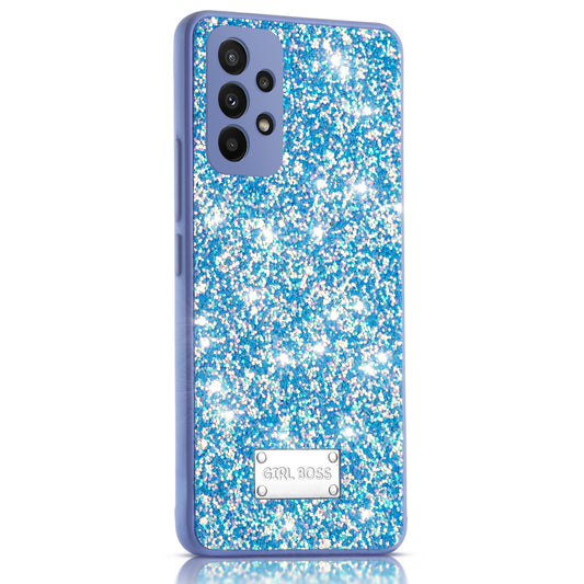 Sparkling Glitter Sequin Case with Camera Shield Back Cover For Samsung A33 5G