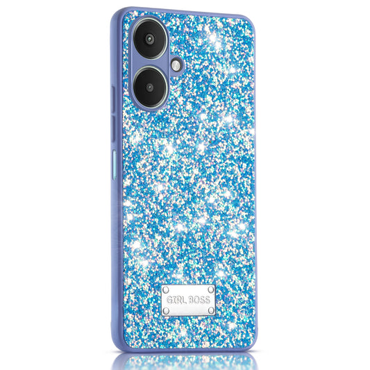 Sparkling Glitter Sequin Case with Camera Shield Back Cover For Redmi 13C 5G