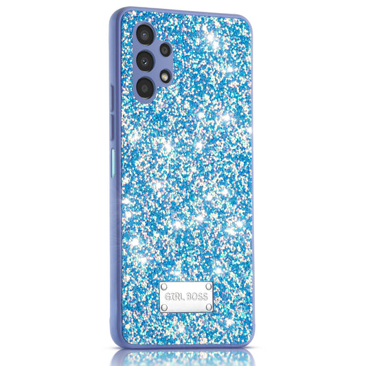 Sparkling Glitter Sequin Case with Camera Shield Back Cover For Samsung A13 4G