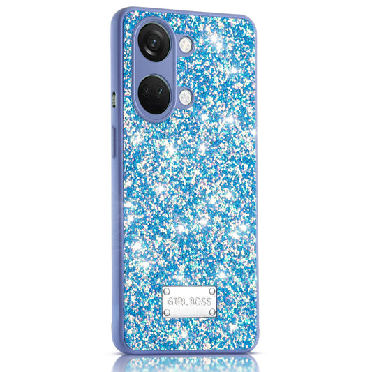 Sparkling Glitter Sequin Case with Camera Shield Back Cover For OnePlus Nord 3 5G