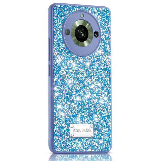 Sparkling Glitter Sequin Case with Camera Shield Back Cover For Realme Narzo 60 Pro 5G