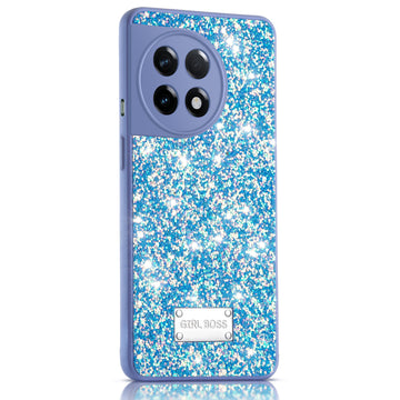 Sparkling Glitter Sequin Case with Camera Shield Back Cover For OnePlus 11R 5G