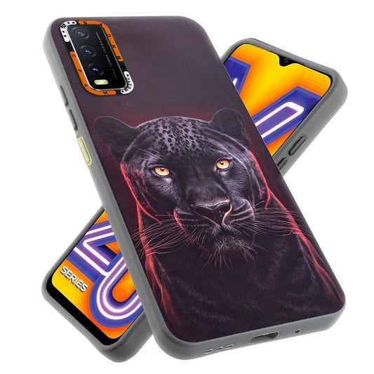 Dark Elegant Wild Creatures Printed Back Cases For Vivo Y20