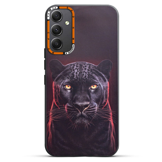 Dark Elegant Wild Creatures Printed Back Cases For Samsung A34 5G