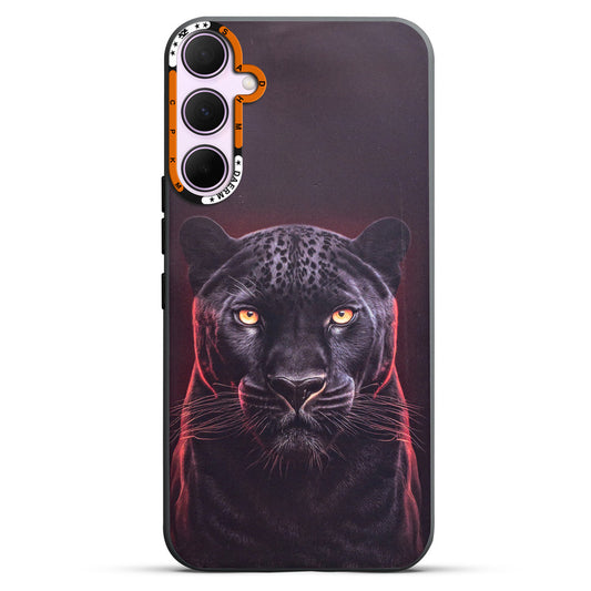 Dark Elegant Wild Creatures Printed Back Cases For Samsung S24 5G