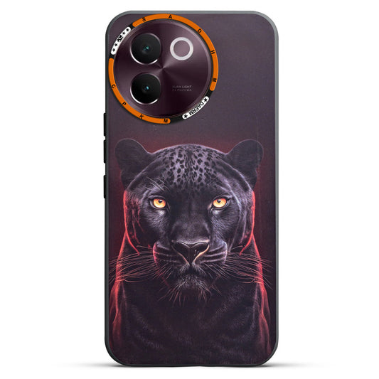 Dark Elegant Wild Creatures Printed Back Cases For Vivo V30e 5G