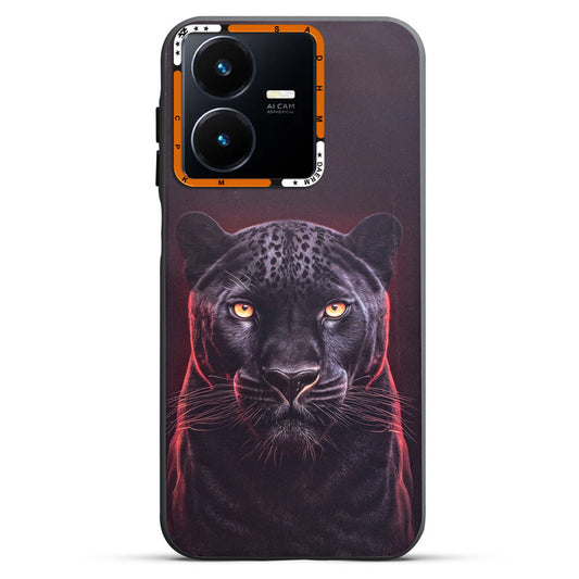 Dark Elegant Wild Creatures Printed Back Cases For Vivo Y22
