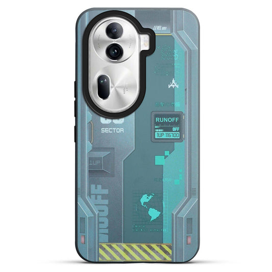 Circuit Printed Back Cover Case Oppo Reno 11 Pro 5G
