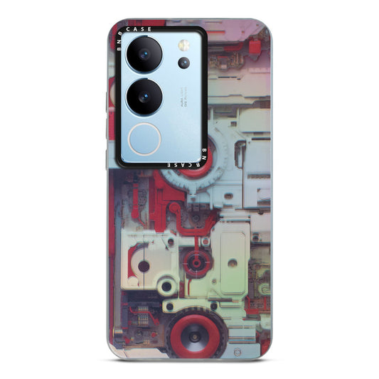 Rainbow Circuit Print Hard Case For Vivo V29 5G