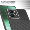 Slim Black silicone back cover for Realme 15 Pro 5G with strong drop protection and soft feel