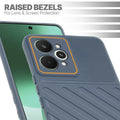 Slim Grey silicone back cover for Realme 15 Pro 5G with strong drop protection and soft feel