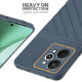 Silicone case for Realme 15 Pro 5G with raised edges for screen and camera protection in Grey