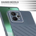 Slim Grey silicone back cover for Realme 15 Pro 5G with strong drop protection and soft feel