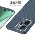 Silicone case for Realme 15 Pro 5G with raised edges for screen and camera protection in Grey
