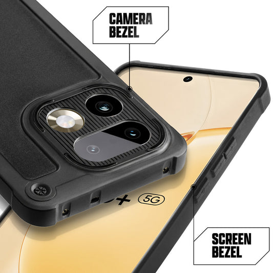 Armor Shield Hard Back Case with TPU Protective Frame for Realme 16 Pro Plus 5G