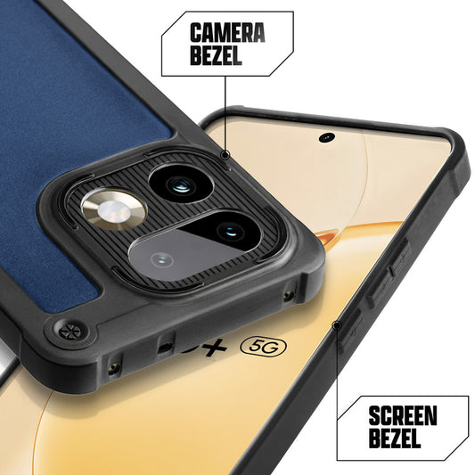 Armor Shield Hard Back Case with TPU Protective Frame for Realme 16 Pro Plus 5G