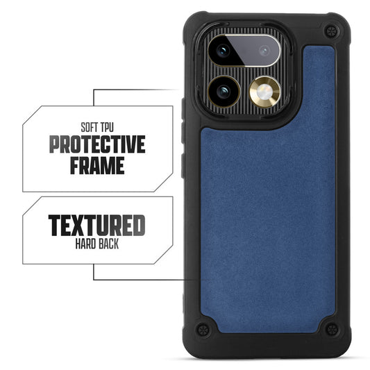 Armor Shield Hard Back Case with TPU Protective Frame for Realme 16 Pro Plus 5G