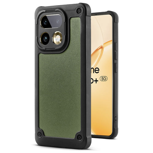 Armor Shield Hard Back Case with TPU Protective Frame for Realme 16 Pro Plus 5G