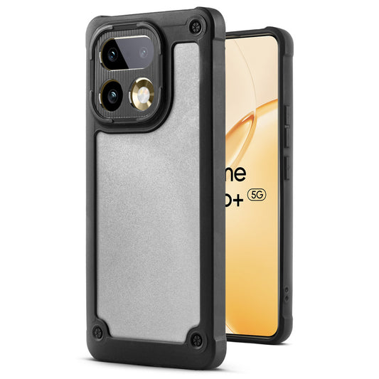 Armor Shield Hard Back Case with TPU Protective Frame for Realme 16 Pro Plus 5G