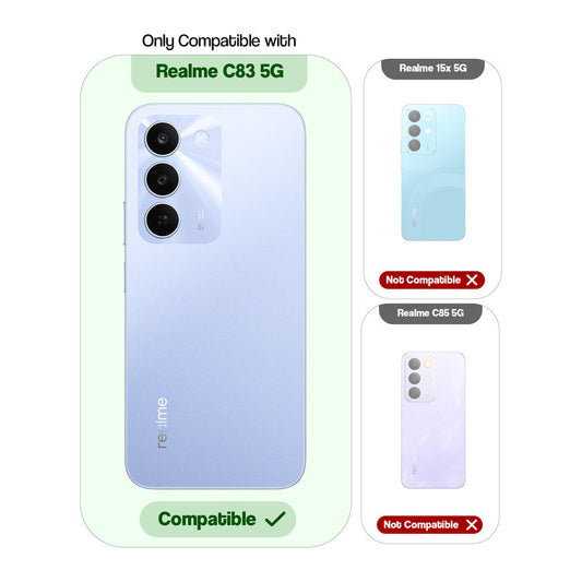 Soft Frame Clear Case For Realme C83 5G