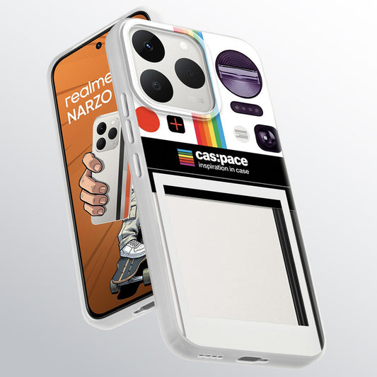 Designer Cover Case with Customizable Transparent Slot for Personalised Photos For Realme Narzo 90 5G