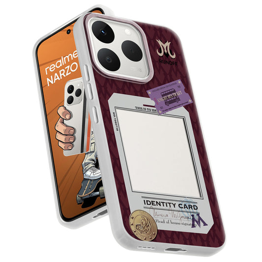 Designer Cover Case with Customizable Transparent Slot for Personalised Photos For Realme Narzo 90 5G