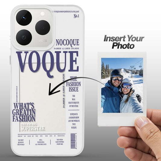 Designer Cover Case with Customizable Transparent Slot for Personalised Photos For Realme Narzo 90 5G