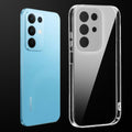 Transparent anti-yellow hard back case fitted on Realme Narzo 90x 5G showing full back coverage and camera protection