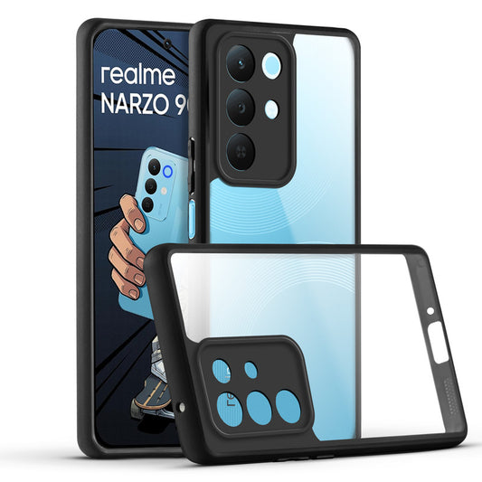 Soft Frame Clear Case For Realme Narzo 90x 5G