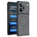 Full protective dual tone Black silicone case for Realme P4 Pro 5G showing front and back design coverage