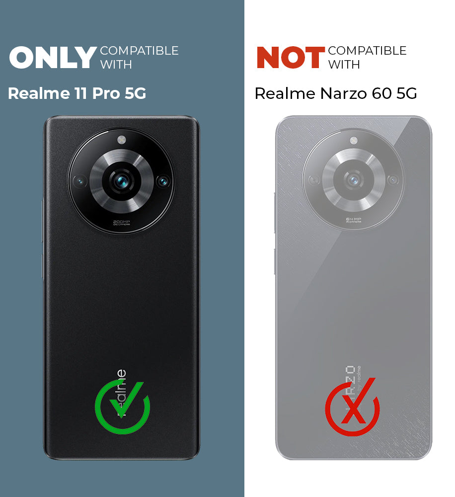 Soft Frame Clear Case Ring Holder Kickstand For Realme 11 Pro 5G