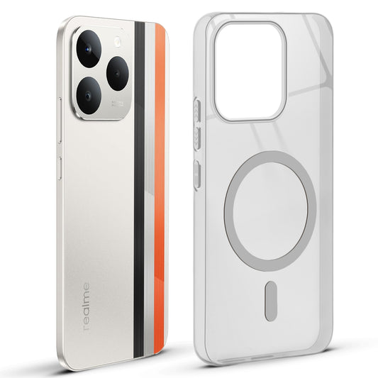 Anti-Yellow Scratch Resistant Case Support Magnetic Accessories Back Cover For Realme Narzo 90 5G