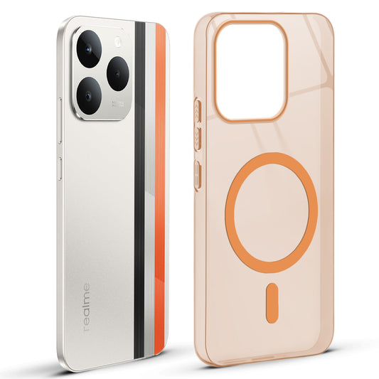 Anti-Yellow Scratch Resistant Case Support Magnetic Accessories Back Cover For Realme Narzo 90 5G