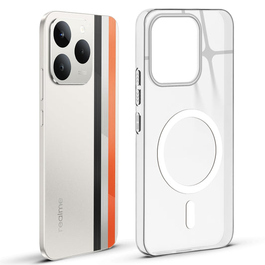 Anti-Yellow Scratch Resistant Case Support Magnetic Accessories Back Cover For Realme Narzo 90 5G