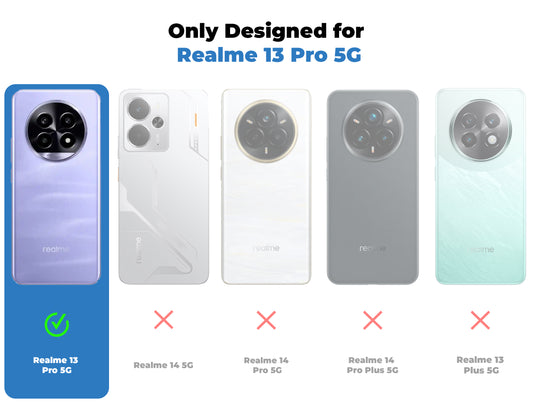 Soft Frame Clear Case For Realme 13 Pro 5G
