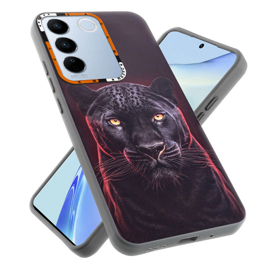 Dark Elegant Wild Creatures Printed Back Cases For Vivo V27 Pro 5G