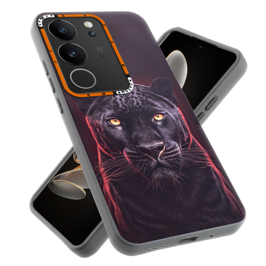 Dark Aesthetic Wild Animal Printed Back Cases For Vivo V29 5G