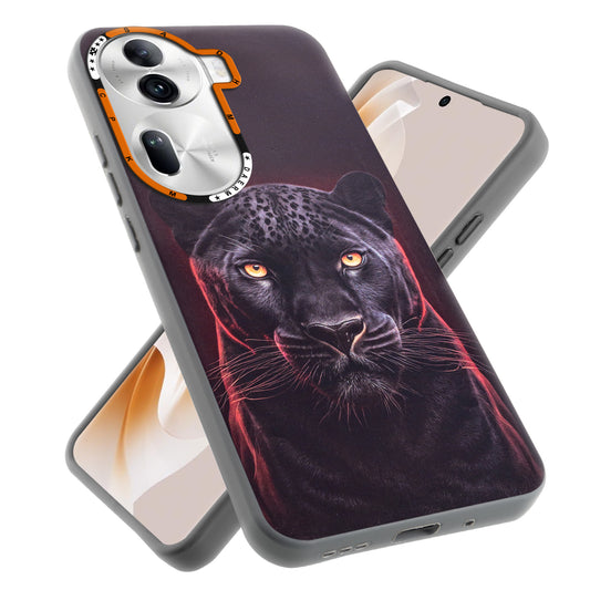 Dark Aesthetic Wild Animal Printed Back Cases For Oppo Reno 11 Pro 5G