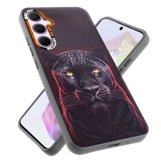 Dark Aesthetic Wild Animal Printed Back Cases For Samsung A35 5G