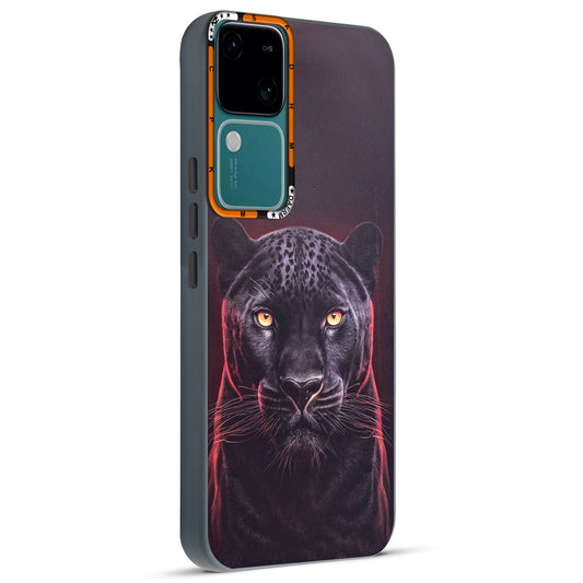Dark Aesthetic Wild Animal Printed Back Cases For Vivo V30 5G