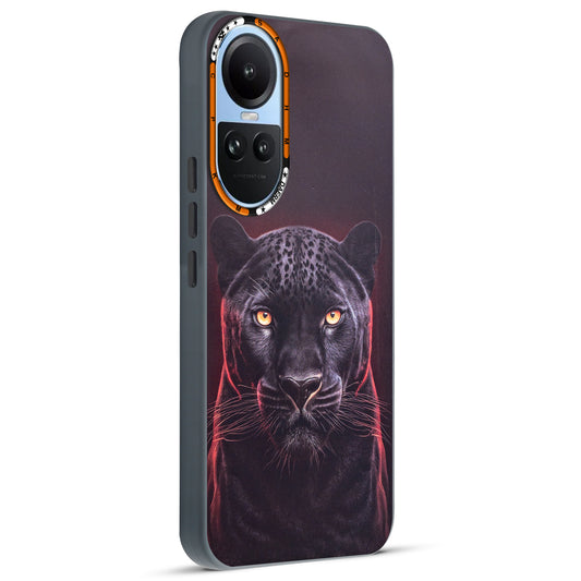Dark Aesthetic Wild Animal Printed Back Cases For Oppo Reno 10 5G
