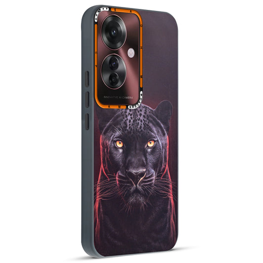 Dark Aesthetic Wild Animal Printed Back Cases For Oppo F25 Pro 5G