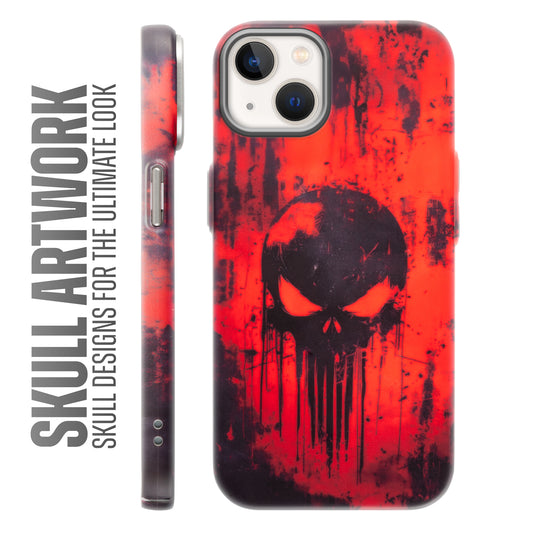 Nightfall Skull Cluster Design With Hard Back Case For Apple iPhone 15 Plus