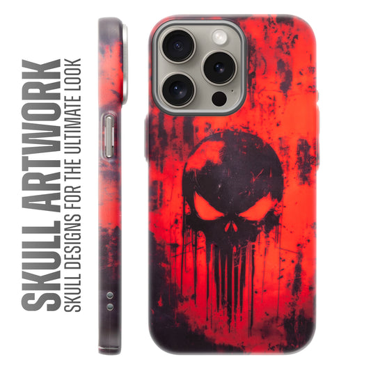 Nightfall Skull Cluster Design With Hard Back Case For Apple iPhone 15 Pro