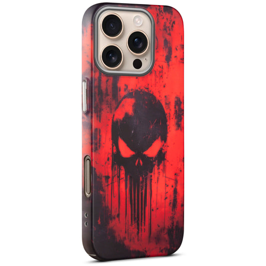 Nightfall Skull Cluster Design With Hard Back Case For Apple iPhone 16 Pro Max