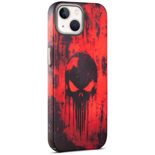 Nightfall Skull Cluster Design With Hard Back Case For Apple iPhone 15