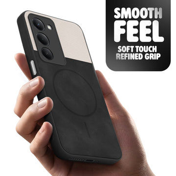 Hybrid PU Leather Matte Cover for Redmi 15 5G