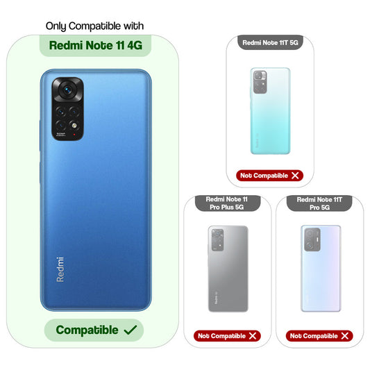 Soft Frame Clear Case For Redmi Note 11